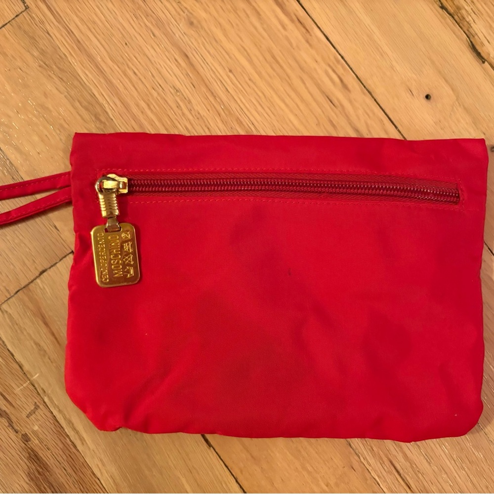 Red Nylon Wristlet